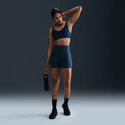 Nike Universa Women's High-Waisted 5" Biker Shorts with No Front Seam