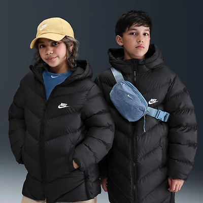 Nike Sportswear All Day Play Big Kids' Therma-FIT Loose-Fit Mid-Length Puffer Jacket