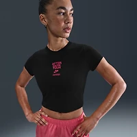 Nike After Dark Tour Women's Slim Short-Sleeve Cropped T-Shirt