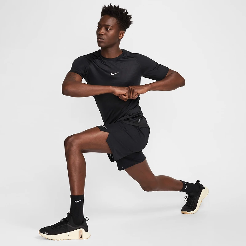 Nike Pro Breathe Men's Slim-Fit Short-Sleeve Top