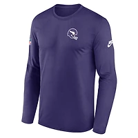 Minnesota Vikings Alt Legend Small Logo Men's Nike Dri-FIT NFL Long-Sleeve T-Shirt