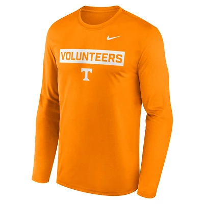 Tennessee Primetime Legend 2-Hit Men's Nike Dri-FIT College Long-Sleeve T-Shirt