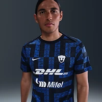 Pumas UNAM Academy Pro Men's Nike Dri-FIT Soccer Pre-Match Short-Sleeve Top