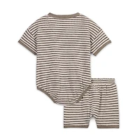 Nike ReadySet Baby (0-9M) Bodysuit and Shorts Set