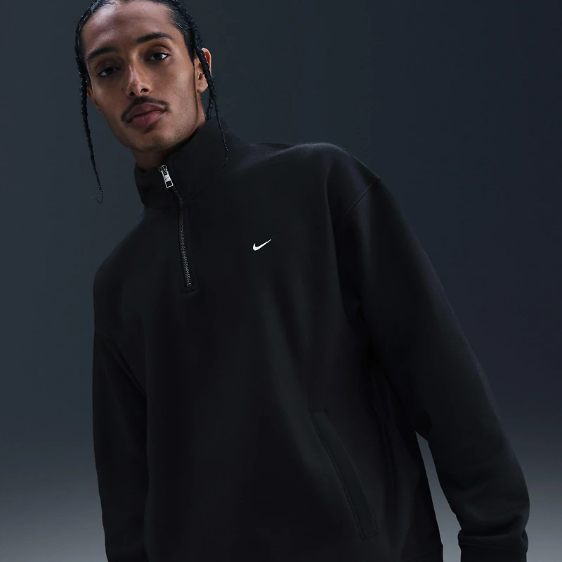 Nike Solo Swoosh Men's Fleece Quarter-Zip Top