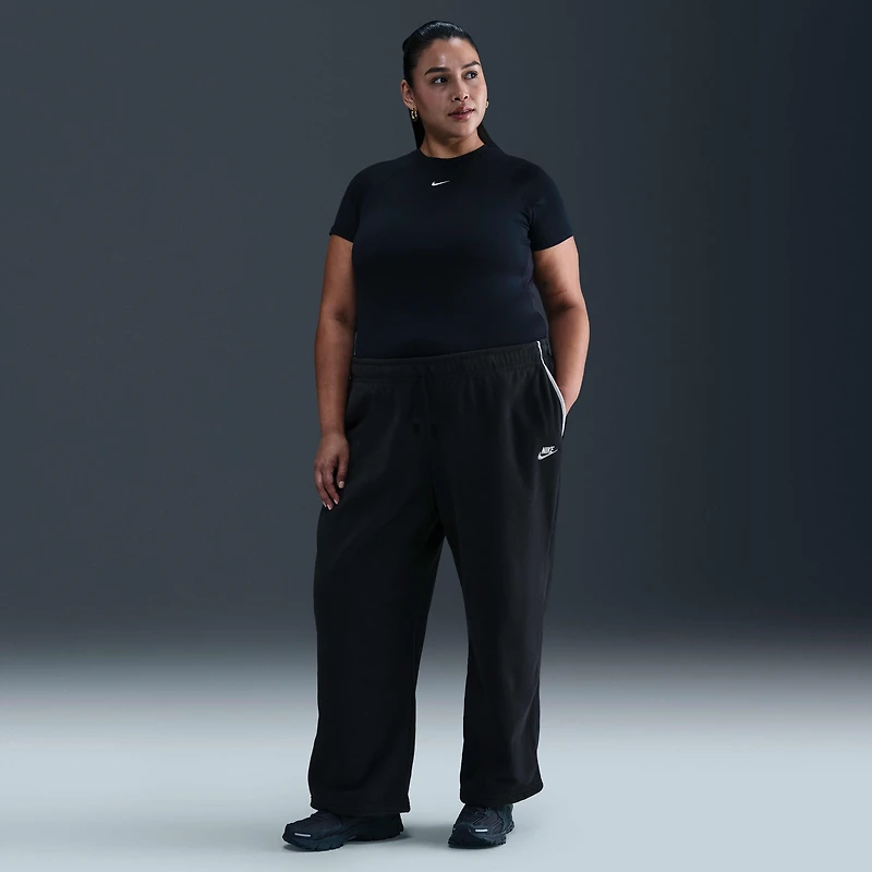 Nike Sportswear Club Fleece Women's Mid-Rise Wide-Leg Cozy Pants