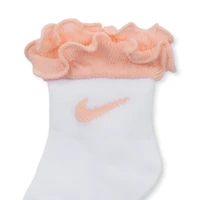 Nike Baby (12-24M)/Toddler Ruffled Socks (6 Pairs)