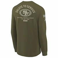 San Francisco 49ers Salute to Service Sideline Big Kids’ Nike NFL Long-Sleeve T-Shirt