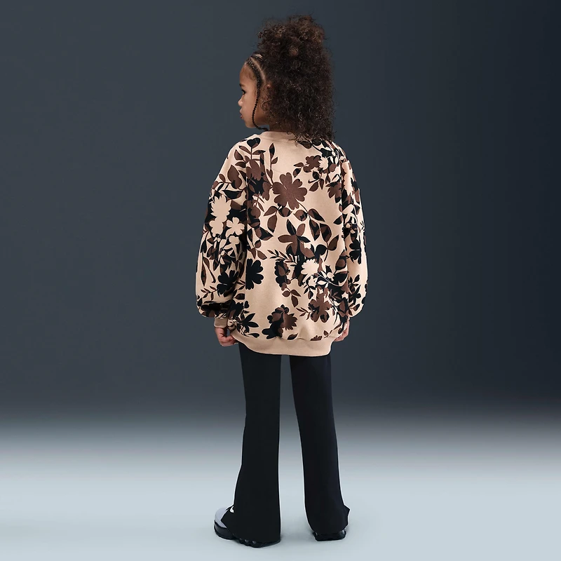 Nike Baby (12-24M) Floral Camo Crew and Leggings Set