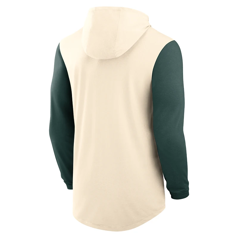 Michigan State Legacy Men's Nike Dri-FIT College Long-Sleeve Hooded T-Shirt