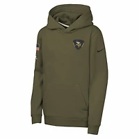 Nike Club Fleece NFL Minnesota Vikings Big Kids' "Salute to Service" Pullover Hoodie