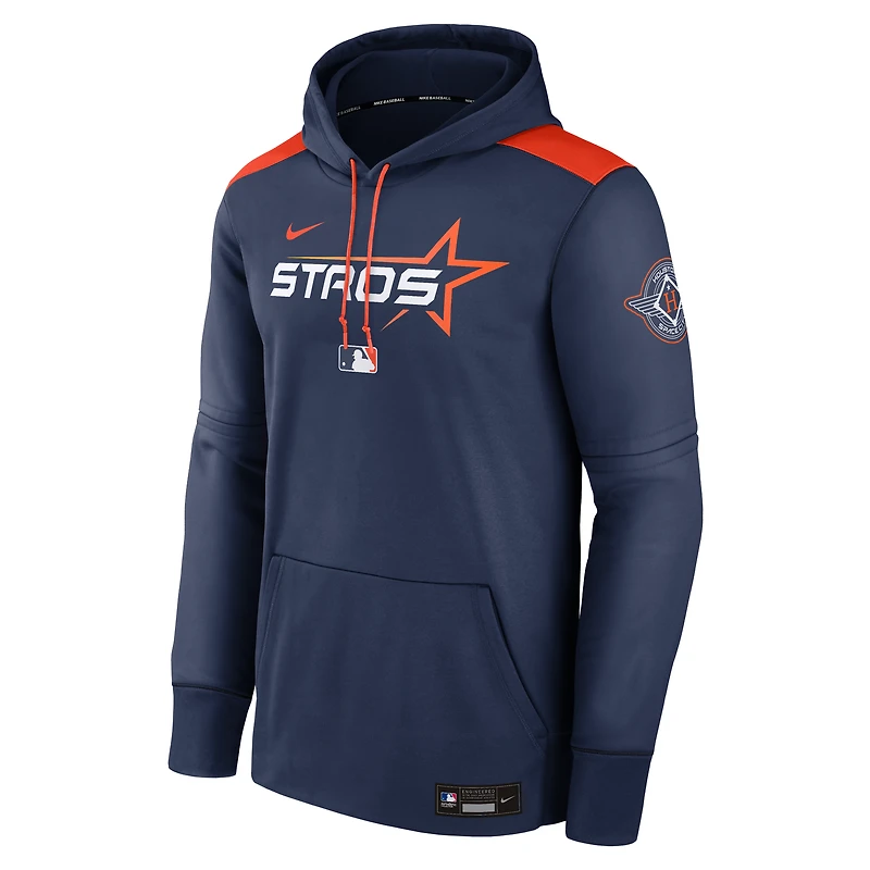Houston Astros Authentic Collection City Connect Men's Nike Therma MLB Pullover Hoodie