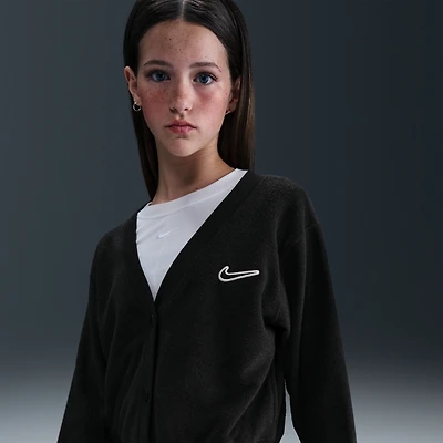Nike Sportswear Big Kids' (Girls') Long-Sleeve Fleece Top