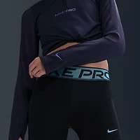 Nike Pro Big Kids' (Girls') Dri-FIT 3" Shorts with Shine Accents