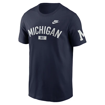 Michigan Legacy Arch 2-Hit Men's Nike College T-Shirt