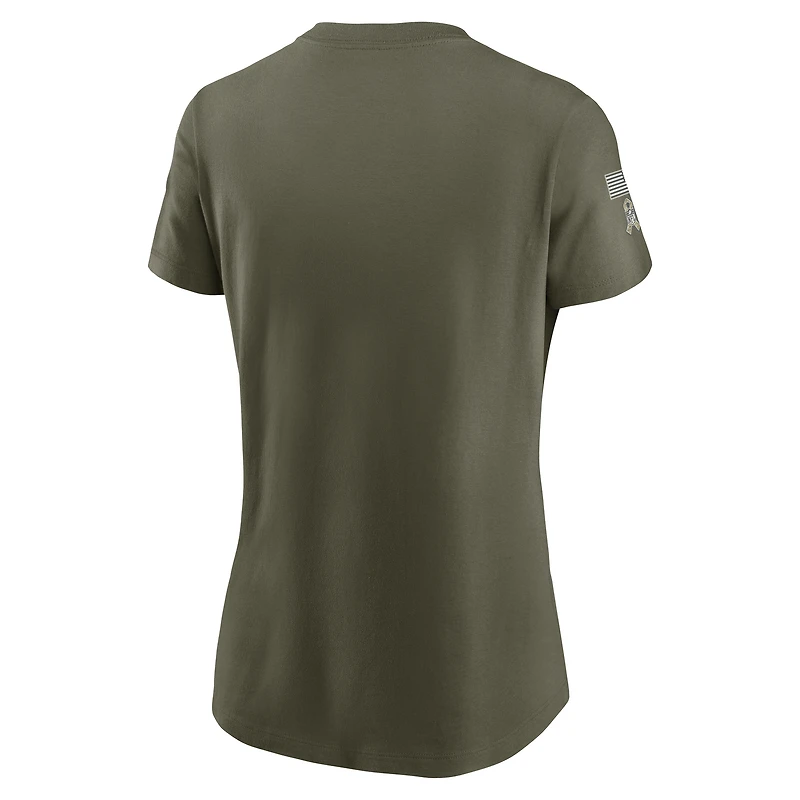 Pittsburgh Steelers Salute to Service Sideline Women's Nike NFL T-Shirt
