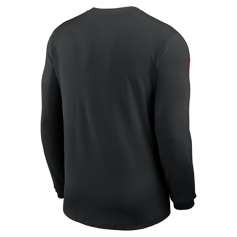 San Francisco 49ers Sideline Coach Men's Nike Dri-FIT NFL Long-Sleeve Top