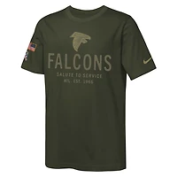 Atlanta Falcons Salute to Service Sideline Big Kids’ Nike Dri-FIT NFL T-Shirt