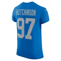 Aidan Hutchinson Detroit Lions Men's Nike Dri-FIT NFL Elite Football Jersey