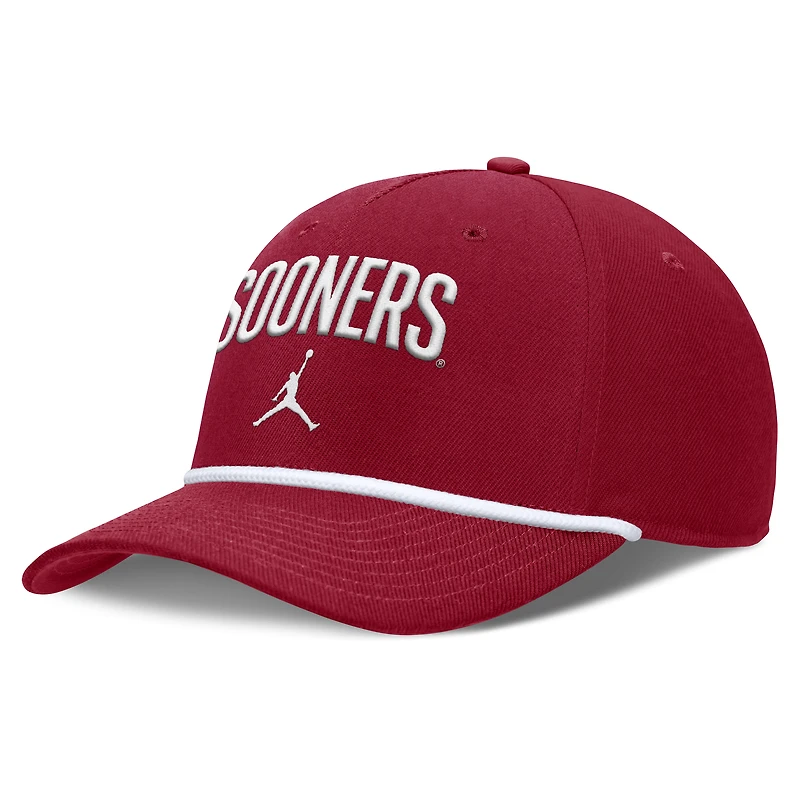 Oklahoma Primetime Rise Campus Men's Jordan Brand College Adjustable Hat