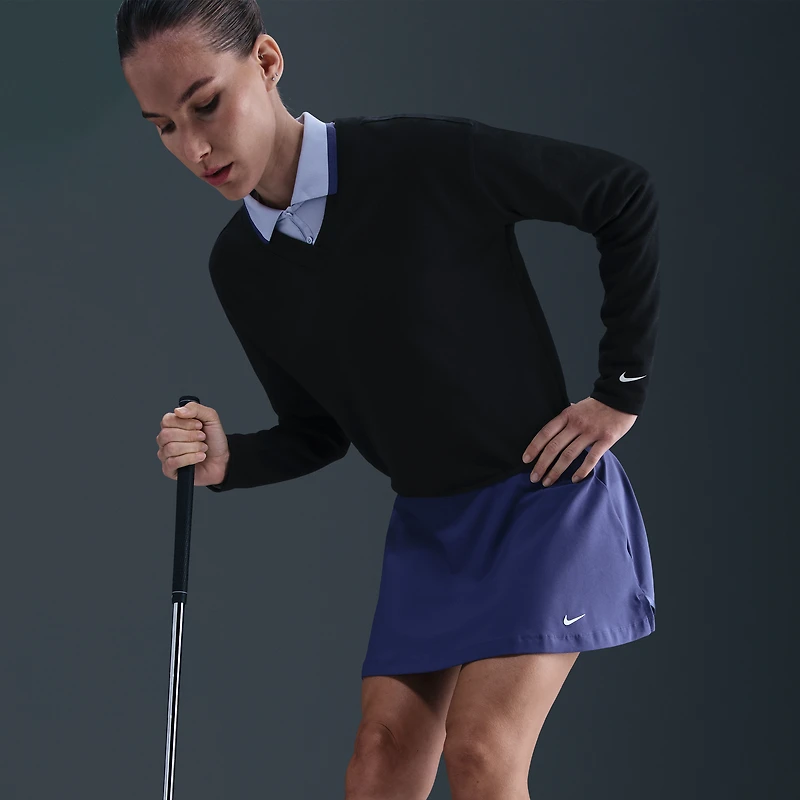 Nike Women's V-Neck Long-Sleeve Golf Top