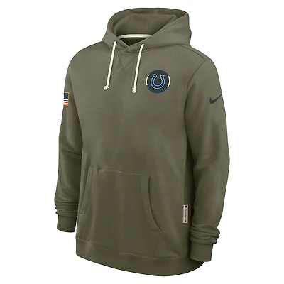 Indianapolis Colts Salute to Service Sideline Dominant Force Men's Nike Dri-FIT NFL Pullover Hoodie