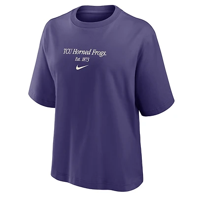 TCU Authentics Women's Nike College Boxy T-Shirt