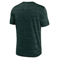 Michigan State Spartans Velocity Baseball Wordmark Stack Men's Nike Dri-FIT College T-Shirt