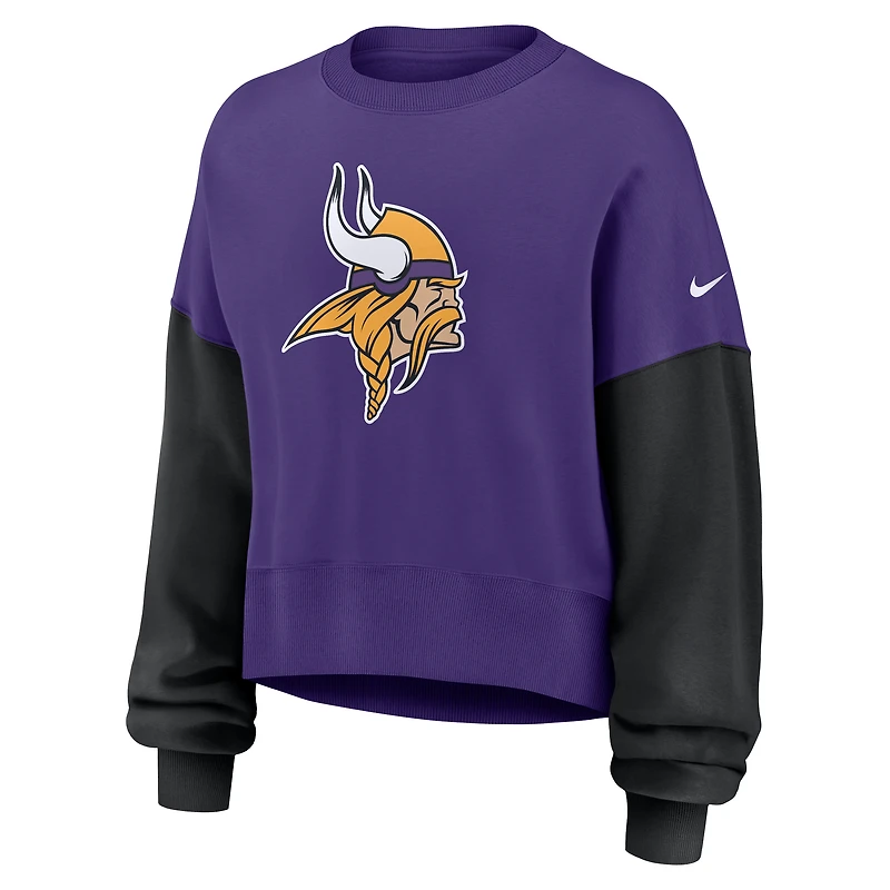 Minnesota Vikings Women's Nike NFL Pullover Crew