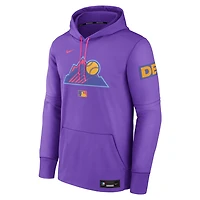 Colorado Rockies Authentic Collection City Connect Men's Nike Therma MLB Pullover Hoodie