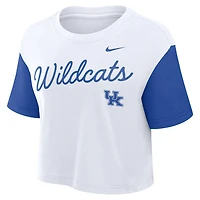 Kentucky Script Women's Nike Dri-FIT College Cropped T-Shirt