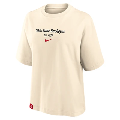 Ohio State Established Tag Boxy Women's Nike College T-Shirt