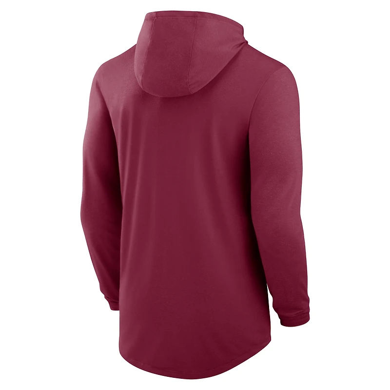 Florida State Campus Arch Men's Nike Dri-FIT College Long-Sleeve Hooded T-Shirt