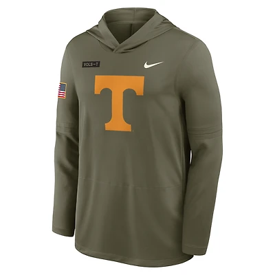 Tennessee 2025 Military Appreciation Men's Nike Dri-FIT College Long-Sleeve Hooded Top