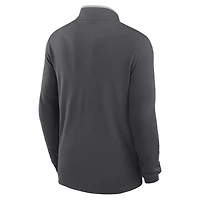 Miami Dolphins Logo Victory Men's Nike Dri-FIT NFL 1/2-Zip Long-Sleeve Top