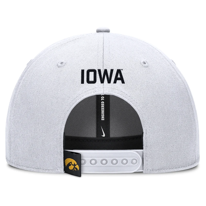 Iowa On-Field Rise Gameday Men's Nike Dri-FIT College Trucker Adjustable Hat