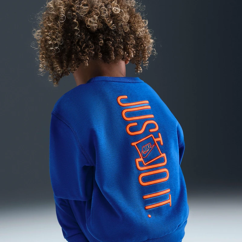 Nike Glow With Me Toddler Lightweight Fleece 2-Piece Crew Set