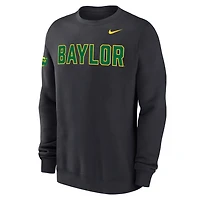 Baylor Club Fleece Men's Nike College Crew-Neck Sweatshirt