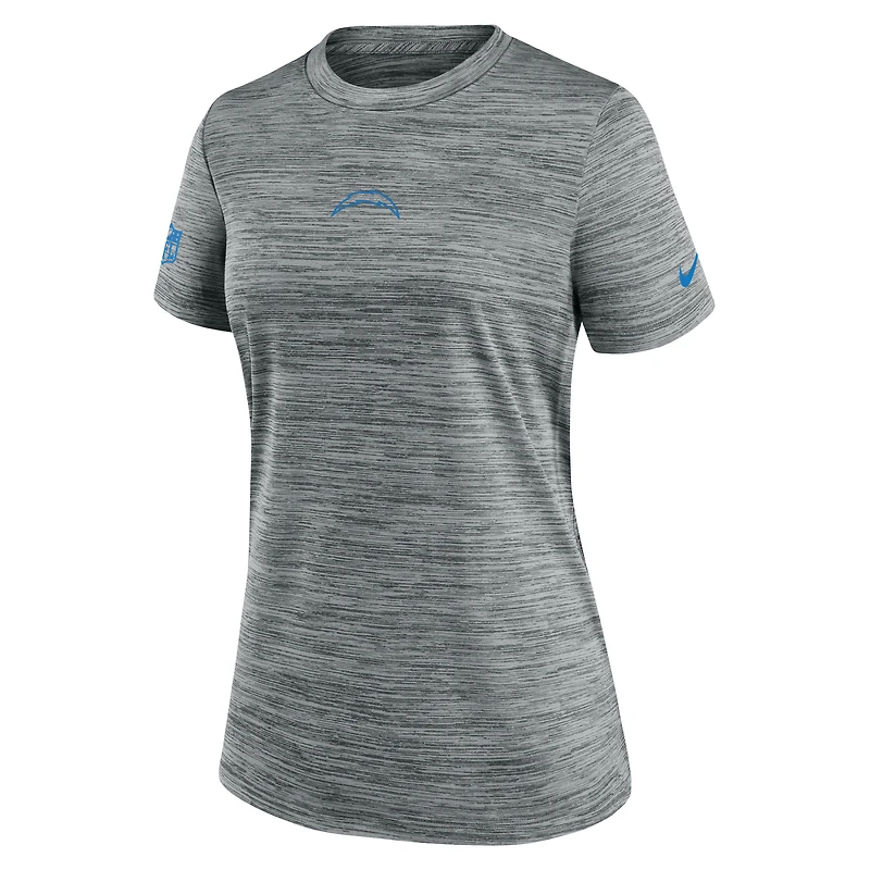 Los Angeles Chargers Sideline Team Issue Velocity Women's Nike Dri-FIT NFL T-Shirt