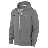 Chicago Cubs Authentic Collection Travel Men's Nike Dri-FIT MLB Full-Zip Hoodie