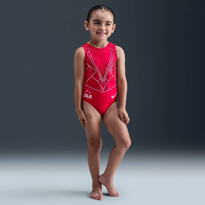 Nike Gymnastics Red Armour Leotard