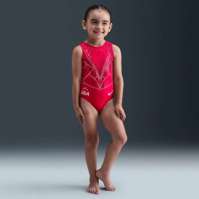 Nike Gymnastics Red Armour Leotard