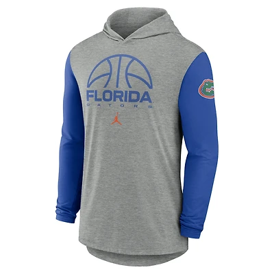 Florida Basketball Men's Jordan Brand Dri-FIT College Long-Sleeve Hooded T-Shirt