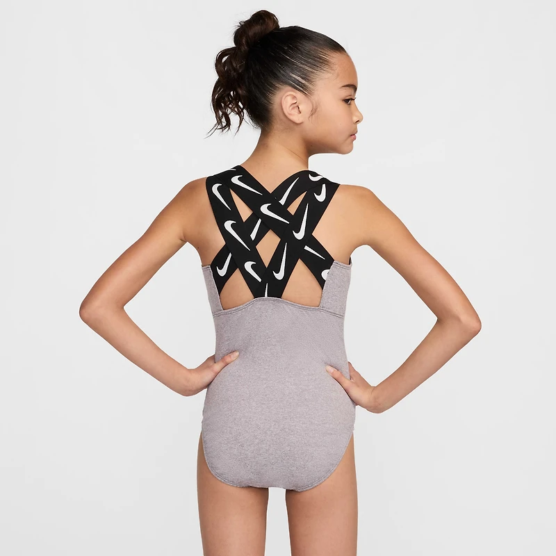 Nike Gymnastics Navy Strappy Performance Leotard