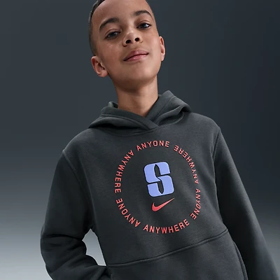 Sabrina Club Fleece Big Kids' Basketball Hoodie