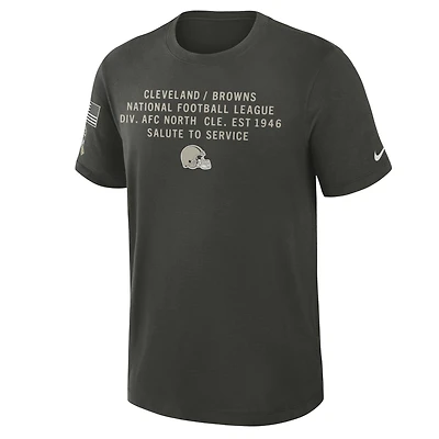 Cleveland Browns Salute to Service Slub Men's Nike Dri-FIT NFL T-Shirt