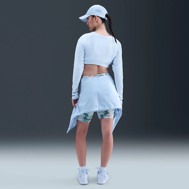 Nike Women's Artist Collection Dri-FIT Cropped Long-Sleeve T-Shirt