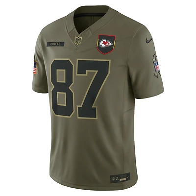 Patrick Mahomes Kansas City Chiefs Salute to Service Men's Nike Dri-FIT NFL Limited Jersey