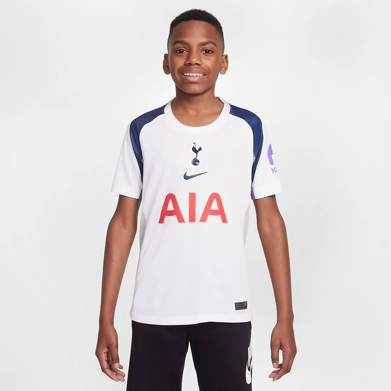 Tottenham Hotspur 2025/26 Stadium Home Big Kids' Nike Dri-FIT Soccer Replica Jersey