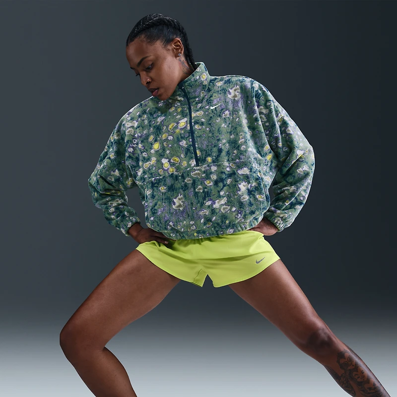 Nike One Women's Therma-FIT Oversized 1/2-Zip Fleece Top